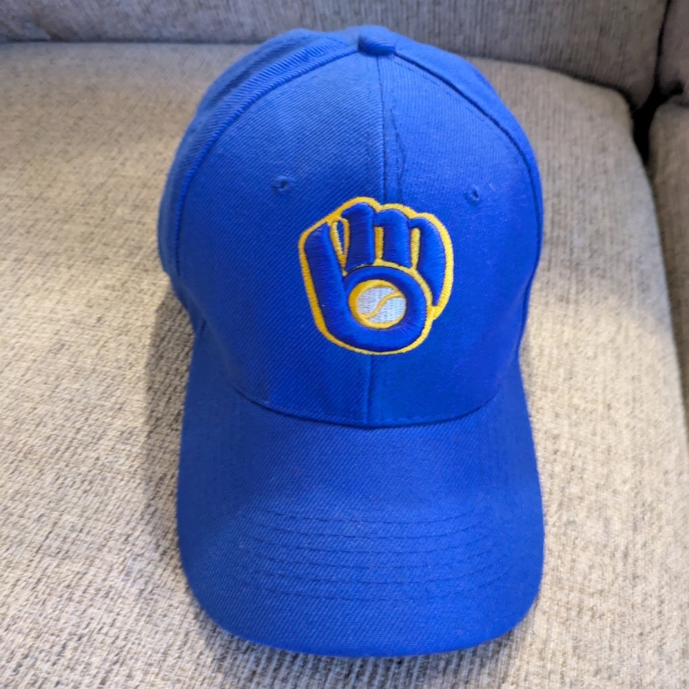 Milwaukee Brewers Blue Baseball Cap
